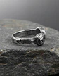 Anillo Acero Rustico Runas Vikingo Odin Color Plata Hombre - Miniatura 8