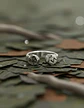 Anillo Acero Rustico Runas Vikingo Odin Color Plata Hombre - Miniatura 9