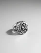 Anillo Masón Cráneo Calavera Acero Color Plata Para Hombre - Miniatura 7