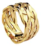 Anillo Argolla De Acero Geométrico Color Plata Hombre Mujer - Miniatura 8