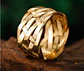 Anillo Argolla De Acero Geométrico Color Plata Hombre Mujer - Miniatura 10