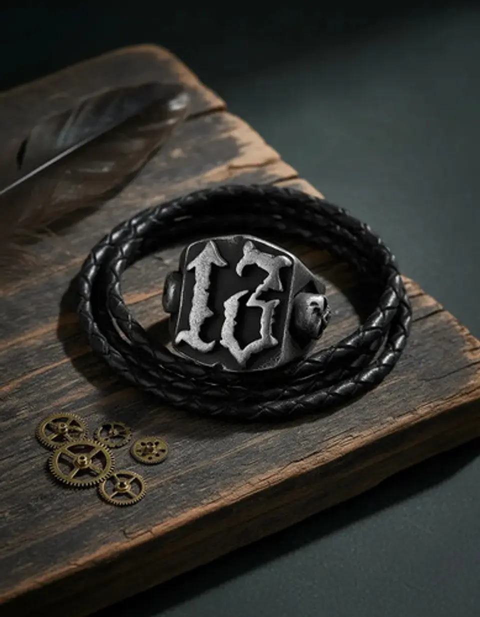 Anillo Acero Craneo Punk Industrial Color Plata Para Hombre 6