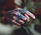 Anillo Acero Craneo Punk Industrial Color Plata Para Hombre - Miniatura 8