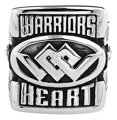 Anillo De Acero Biker Motociclista Urbano Color Plata Hombre