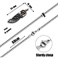 Collar Para Hombre Y Mujer Con Dije Ala Pluma Y Ojo De Horus - Miniatura 2