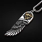 Collar Para Hombre Y Mujer Con Dije Ala Pluma Y Ojo De Horus - Miniatura 7