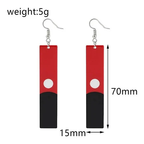Pendientes Aretes Vengadores De Tokio Acrílico Anime Mujer