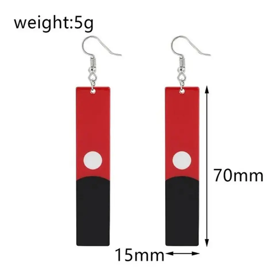 Pendientes Aretes Vengadores De Tokio Acrílico Anime Mujer 2