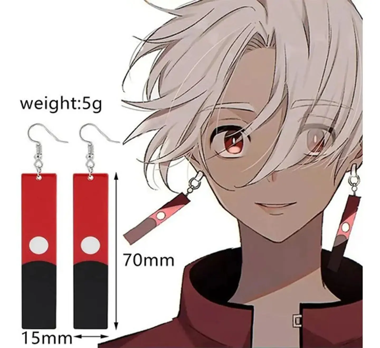 Pendientes Aretes Vengadores De Tokio Acrílico Anime Mujer 3