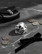 Anillo Doble Cara Craneo Calavera Acero Color Plata Hombre - Miniatura 6