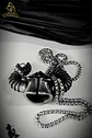 Collar Dije Casco Guerrero Vikingo Color Plata Acero Hombre - Miniatura 13
