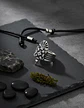 Anillo Hombre Vikingo Nudo Cuervo Amuleto Acero Color Plata - Miniatura 7