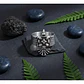 Anillo Hombre Vikingo Nudo Cuervo Amuleto Acero Color Plata - Miniatura 8