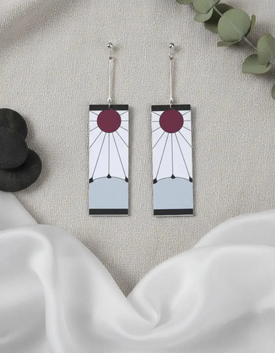 Pendientes Arete Tanjiro Demon Slayer Kimetsu No Yaiba Mujer 4