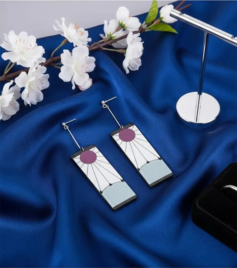 Pendientes Arete Tanjiro Demon Slayer Kimetsu No Yaiba Mujer 7