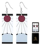 Pendientes Arete Tanjiro Demon Slayer Kimetsu No Yaiba Mujer - Miniatura 9