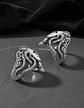 Anillo Medusa Mitologia Griega Acero Color Plata Para Hombre - Miniatura 5
