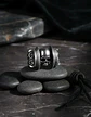 Anillo Acero Calavera Motociclista Cráneo Color Plata Hombre - Miniatura 9