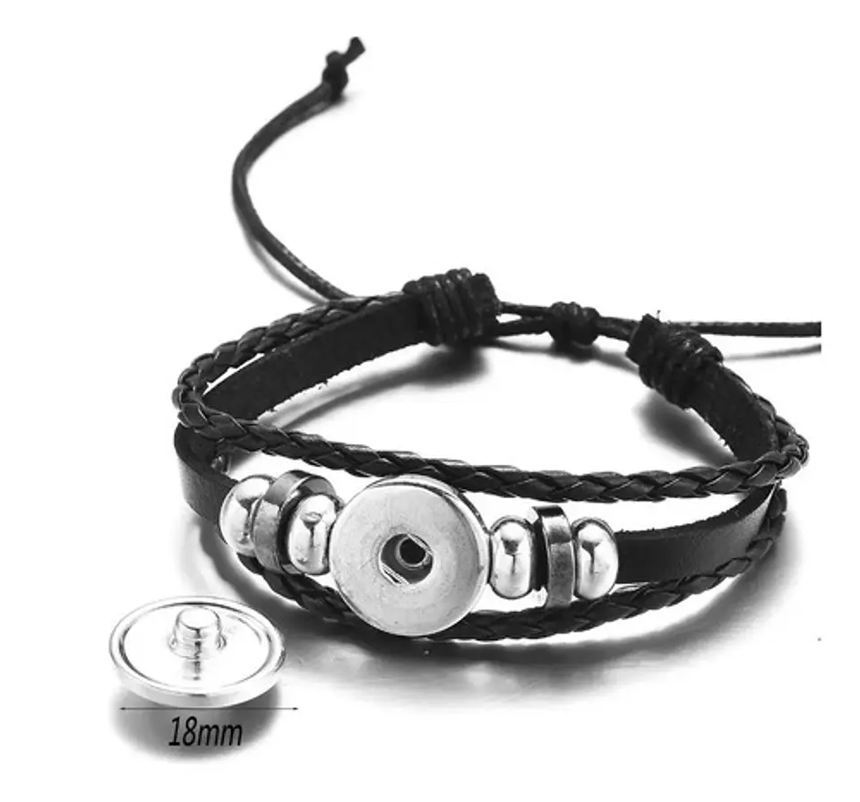 Pulsera Manilla Cuero Ataque A Los Titanes Hombre Y Mujer 2