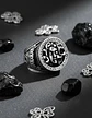 Anillo Medusa Mitología Griega Cz Acero Color Plata Hombre - Miniatura 7