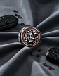 Anillo Medusa Mitología Griega Cz Acero Color Plata Hombre - Miniatura 14