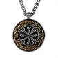 Collar Dije Nudo Celta Vikingo Acero Color Plata Para Hombre - Miniatura 9