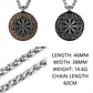 Collar Dije Nudo Celta Vikingo Acero Color Plata Para Hombre - Miniatura 10