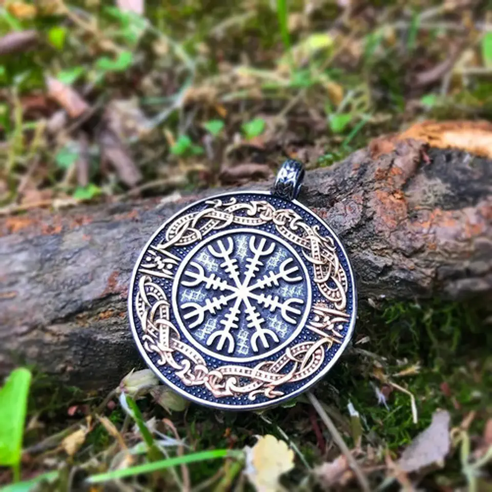Collar Dije Nudo Celta Vikingo Acero Color Plata Para Hombre 12