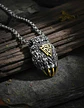 Collar Garra De Oso Nórdico Vikingo Acero Color Plata Hombre - Miniatura 9