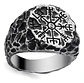 Anillo De Acero Vegvísir Brújula Vikingo Color Plata Hombre - Miniatura 2