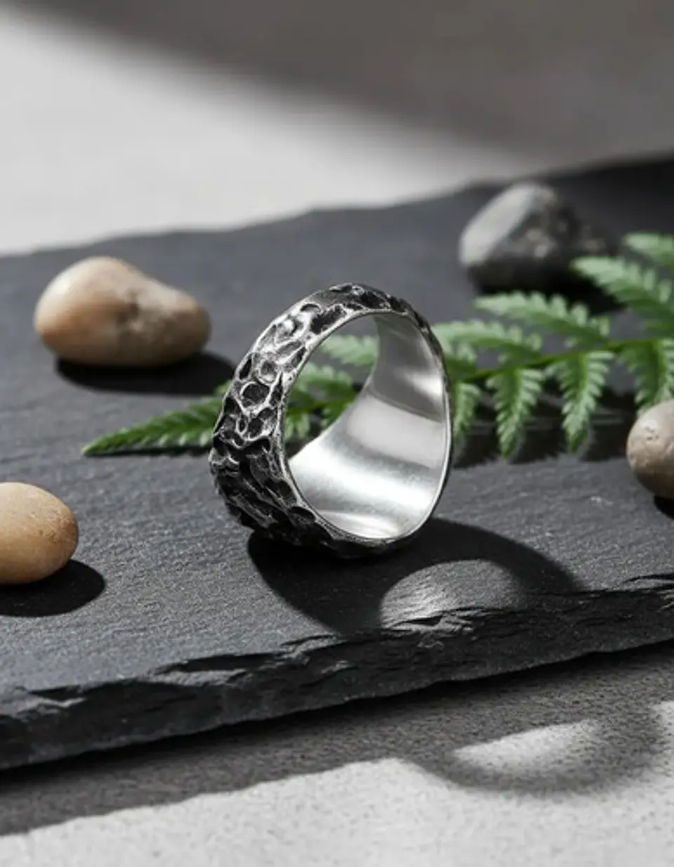 Anillo De Acero Vegvísir Brújula Vikingo Color Plata Hombre 7