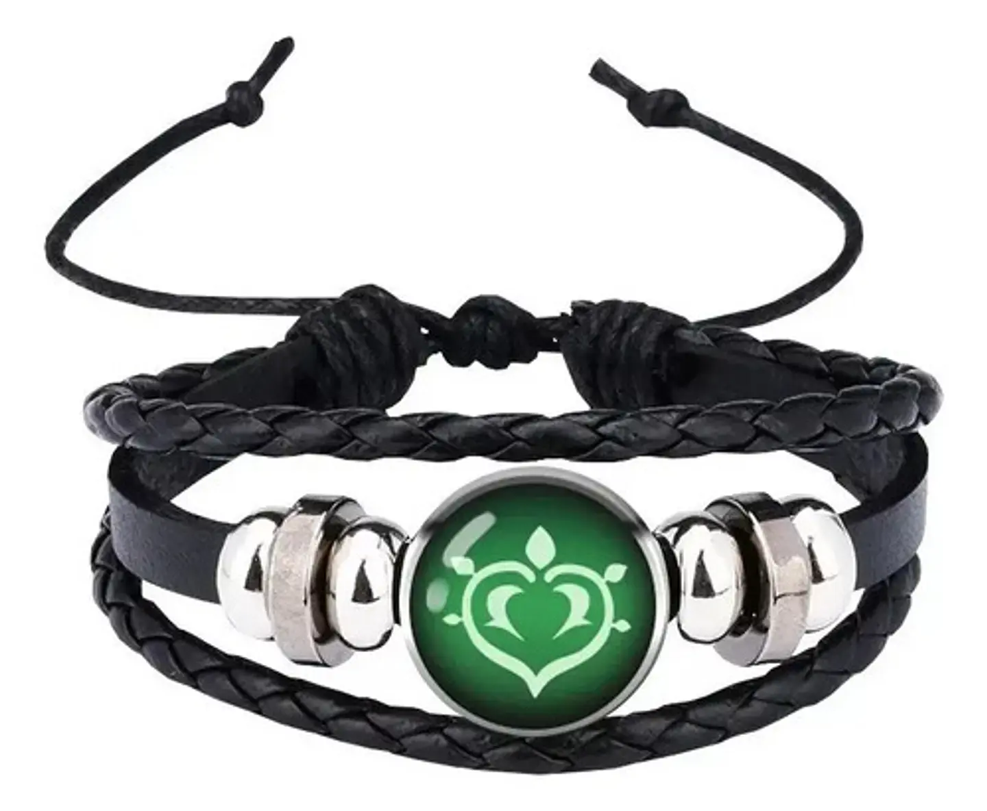 Pulsera Manilla Cuero Elements Genshin Impact Hombre Y Mujer 1