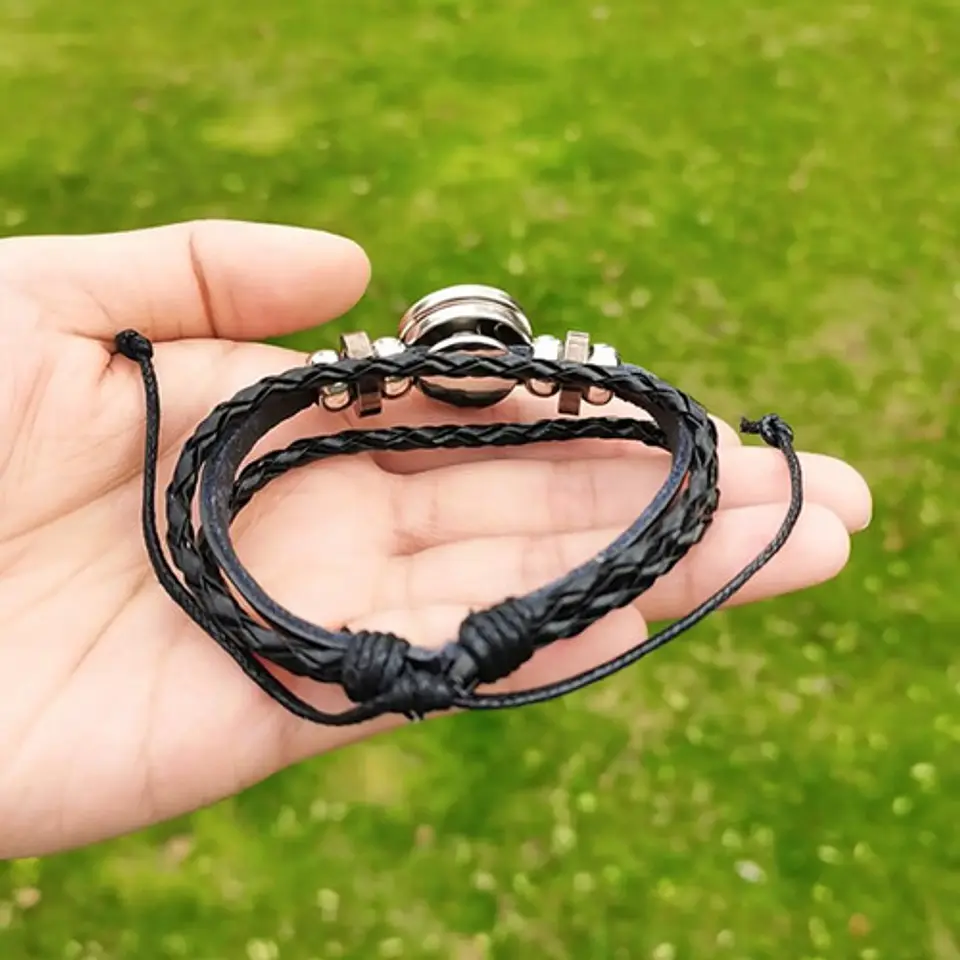 Pulsera Manilla Cuero Elements Genshin Impact Hombre Y Mujer 20