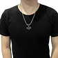 Collar Dije Thor Lobo Vikingo Acero Color Plata Para Hombre - Miniatura 2
