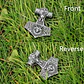 Collar Dije Thor Lobo Vikingo Acero Color Plata Para Hombre - Miniatura 10