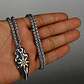 Collar Vegvísir Gungnir Vikingo Acero Color Plata Hombre Plateado - Miniatura 6