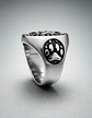 Anillo Para Hombre Mujer Con Garra Lobo Vikingo Color Plata - Miniatura 3