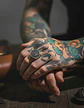 Anillo Para Hombre Mujer Con Garra Lobo Vikingo Color Plata - Miniatura 10