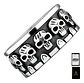 Anillo Argolla Para Hombre Cráneo Calavera Acero Color Plata - Miniatura 1