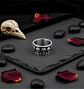 Anillo Argolla Para Hombre Cráneo Calavera Acero Color Plata - Miniatura 8