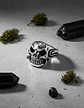 Anillo Gótico Cráneo Calavera Punk Acero Color Plata Hombre - Miniatura 5