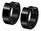 Aretes Pendientes Candongas Cruz Acero Inoxidable Hombre - Miniatura 1