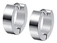 Aretes Pendientes Candongas Cruz Acero Inoxidable Hombre - Miniatura 5