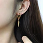 Aretes Pendientes Candongas Cruz Acero Inoxidable Hombre - Miniatura 19