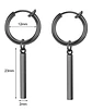 Aretes Pendientes Candongas Cruz Acero Inoxidable Hombre - Miniatura 20