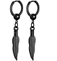 Aretes Pendientes Candongas Cruz Acero Inoxidable Hombre - Miniatura 22