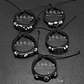 Pulsera Manillas Brazalete Cuero Genuino Skull Biker Hombre - Miniatura 30