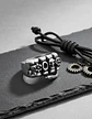 Anillo Puño Gótico Cráneo Calavera Acero Color Plata Hombre - Miniatura 8