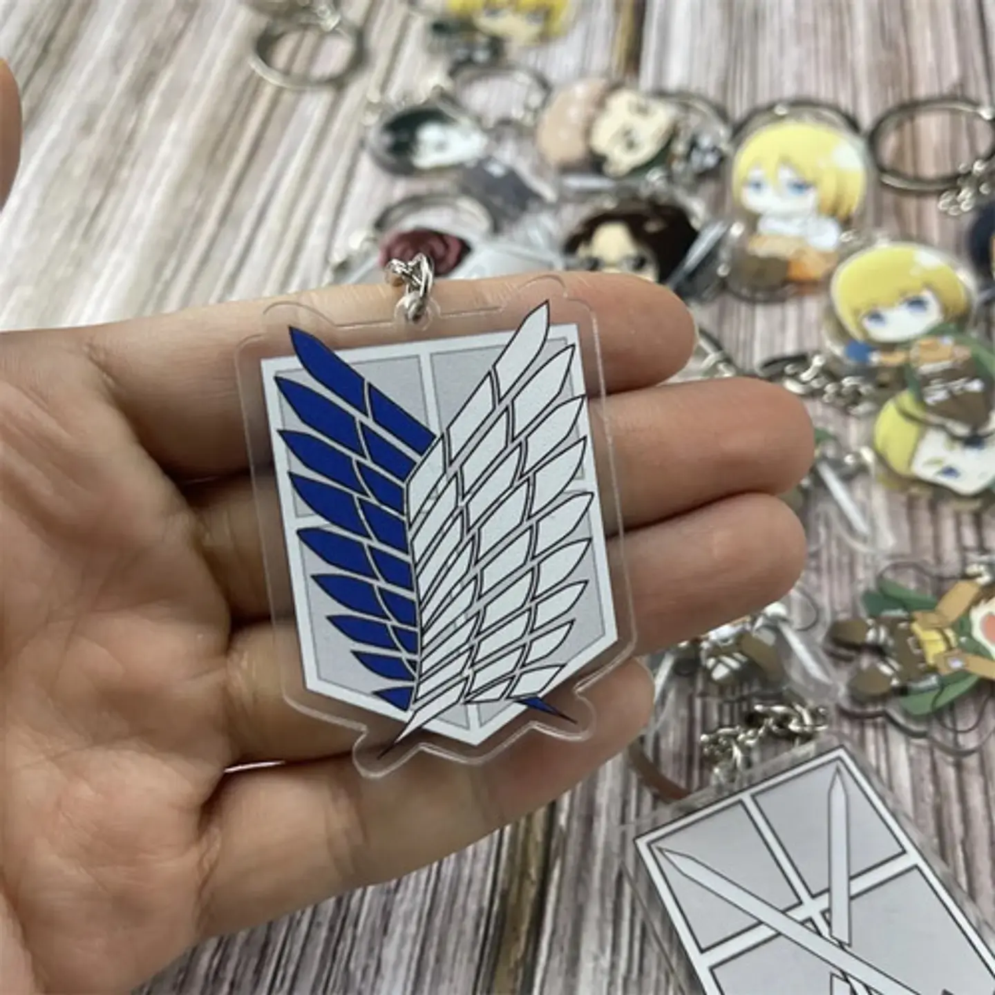 Llavero Figura Anime Attack On Titan Shingeki Hombre Y Mujer 2
