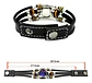 Pulsera Manilla De Cuero Signo Zodiaco Zodiacal Hombre Mujer - Miniatura 3